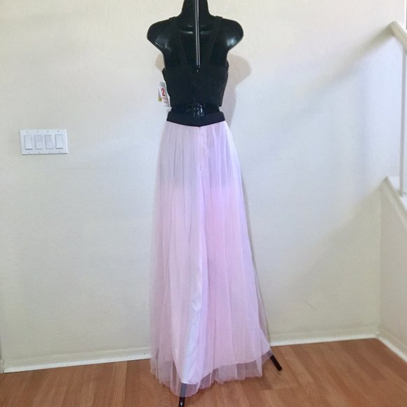 Blondie Nite Prom Bridesmaid Halter Formal Dress 9 - Picture 5 of 12
